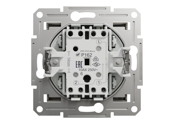 Девиаторен ключ, 10AX безвинтов монтаж, бронз, Asfora, Schneider Electric EPH0400169