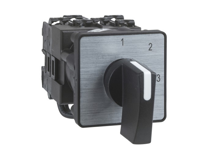 Schneider Electric K1F003MLH - Harmony K1, K2 - Амперметър пакетен превключвател, с позиция “0”, 12 A