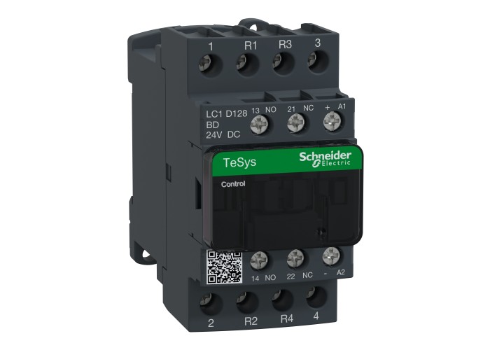 Schneider Electric LC1D128BD - TeSys D - Контактор TeSys D - 4P(2 NO + 2 NC) - AC-1 - <= 440 V 25 A - 24 V DC, бобина