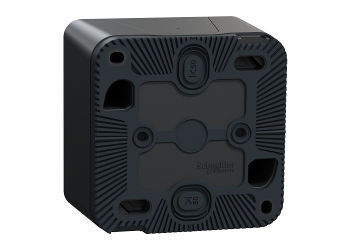 Лихт бутон за открит монтаж, антрацит, Mureva Styl, Schneider Electric MUR35026