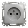 Контакт френски стандарт, алуминий, Schneider Electric SDD113011 Sedna Design & Elements