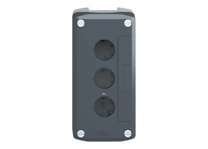 Schneider Electric XALD03 - Harmony XALD, XALK - Празна кутия за контролна станция с 3 отвора