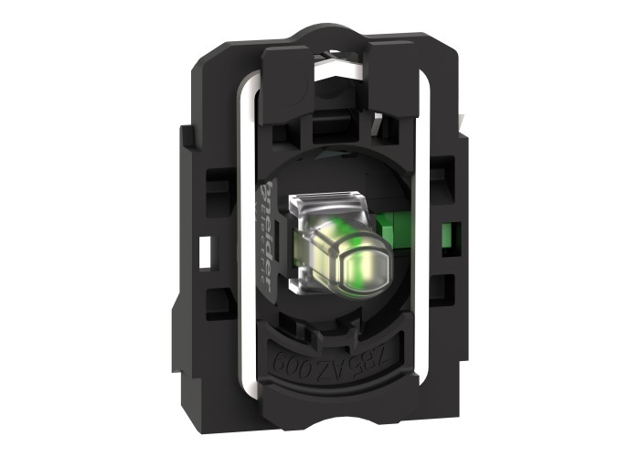 Тяло за светещ бутон 24 V, LED, Harmony XB5, Schneider Electric ZB5AW0B11