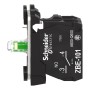 Тяло за светещ бутон 24 V, LED, Harmony XB5, Schneider Electric ZB5AW0B11