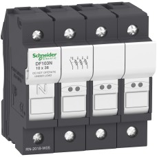 Schneider Electric DF103N - TeSys DF, LS1/GK1 - Разединител N 32A за предпазител 10 X 38