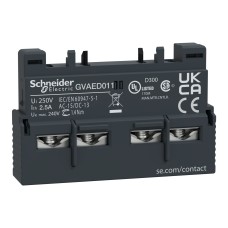 Schneider Electric GVAED011 - TeSys GV3 - Допълнителен контактен блок - 1 NO + 1 NC (fault signal)