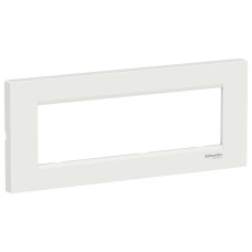 Easy Styl Easy Styl, cover frame, 7 modules, white, Schneider Electric LMR7257001