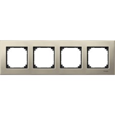 Schneider Electric MTN403405 - Merten System M - Метална рамка - 4 модула, титан
