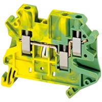 Schneider Electric NSYTRV43PE - Linergy TR terminals blocks - Винтови клеми Linergy - 4mm² 1x2 с винт - зелен-жълт