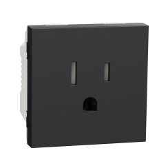 Контакт американски стандарт 15A, 2 модула, New Unica, Schneider Electric NU302854