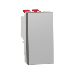 Кръстат ключ 10А, 1 модул, алуминий, New Unica, Schneider Electric NU310530
