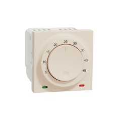 Подов термостат 8А, бежов, New Unica, Schneider Electric NU350344