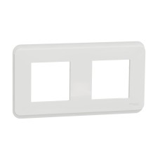 Двойна рамка Unica Pro, бял, антибактериална, New Unica, Schneider Electric NU400420