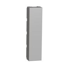 Kапак за празен модул 1/2 модула, алуминий, New Unica, Schneider Electric NU986430