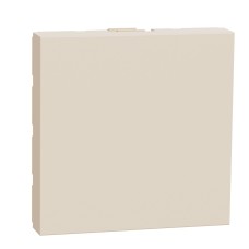 Капак за празен модул, 2 модула, бежов, New Unica, Schneider Electric NU986644