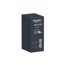 Schneider Electric RSB1A120JD - Harmony Electromechanical Relays - Интерфейсно реле с основа, 1 C/O, 12А, 12 Vdc