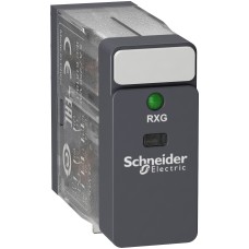 Schneider Electric RXG23BD - Harmony Electromechanical Relays - Интерфейсно реле-Harmony RXG-2C/O стандартно 5 A, 2 CO, с LED, 24 V DC
