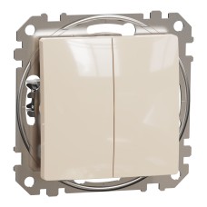 Сериен ключ 10AX, бежов, Schneider Electric SDD112105 Sedna Design & Elements