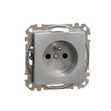 Контакт френски стандарт, алуминий, Schneider Electric SDD113011 Sedna Design & Elements