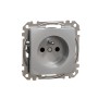 Контакт френски стандарт, алуминий, Schneider Electric SDD113011 Sedna Design & Elements
