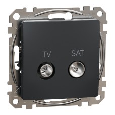 TV/SAT розетка 10db, антрацит, Schneider Electric SDD114478S Sedna Design & Elements