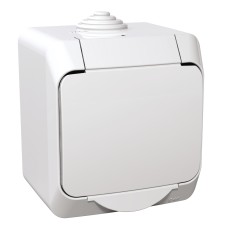 Контактен шуко, бял, Cedar Plus, Schneider Electric WDE000541