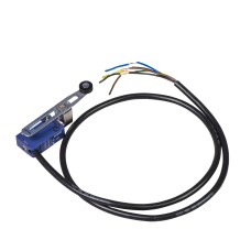 Краен изключвател XCMD, регулируем лост с ролка - 1NC+1NO - 1m кабел, Telemecanique XCMD2545L1 - OsiSense XC Standard