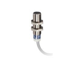 Индуктивен сензор XS, XS5 M12, L35mm, месинг, Sn2mm, 12...24 VDC, кабел 2 m, Telemecanique XS512B1NAL2