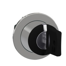 Schneider Electric ZB4FG7 - Harmony XB4 - Глава за селекторен превключвател с ключ , вграден монтаж, 3 позиции с връщане към центъра, ключ 455