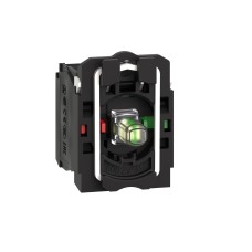 Тяло за светещ бутон 230 V, LED, Harmony XB5, Schneider Electric ZB5AW0M15