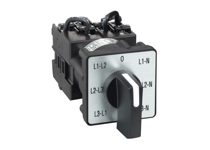 Schneider Electric K1F027MLH - Harmony K1, K2 - Волтметър пакетен превключвател, с позиция “0”, 12 A