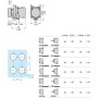 Сигнална лампа метална, бяла, 22 мм, вграден LED, 230...240 VAC, Harmony XB4 Schneider Electric XB4BVM1