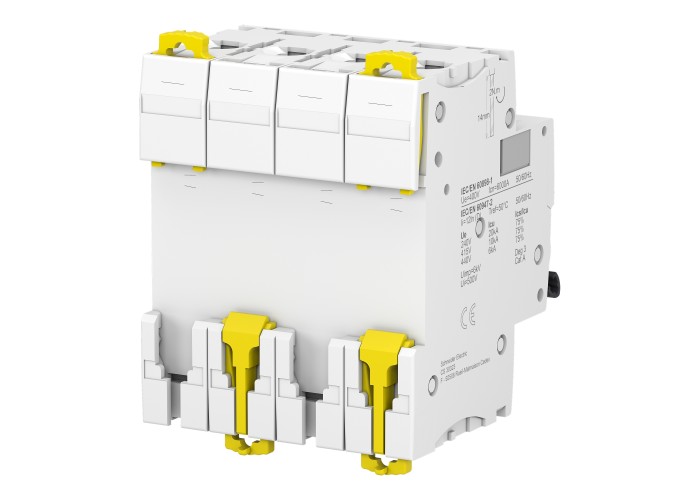 Schneider Electric A9F75406 - Acti 9 iC60 N (10 kA) - Миниатюрен автоматичен прекъсвач - 4P - 6A - крива D
