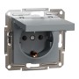 Kонтактен излаз 16A с капак, стомана, Asfora, Schneider Electric EPH3100162