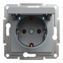 Kонтактен излаз 16A с капак, стомана, Asfora, Schneider Electric EPH3100162