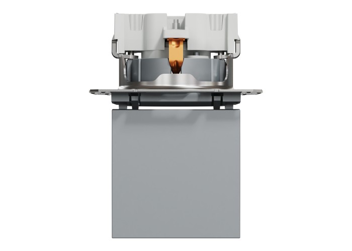 Kонтактен излаз 16A с капак, стомана, Asfora, Schneider Electric EPH3100162
