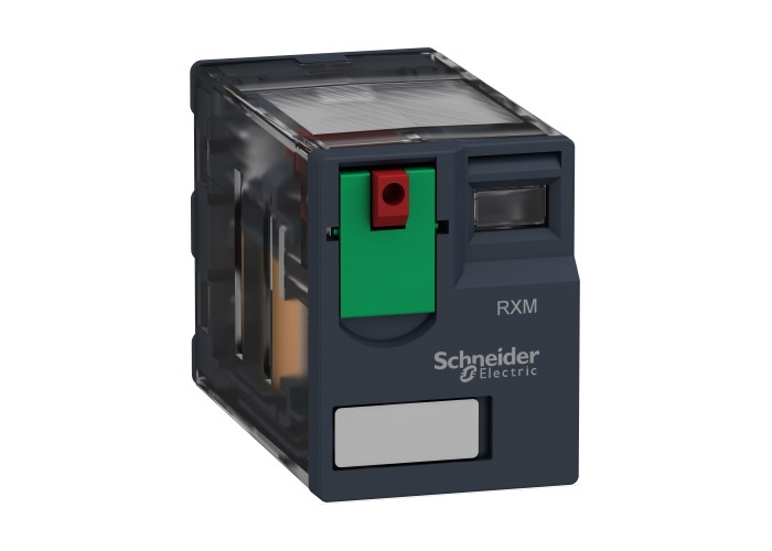 Schneider Electric RXM2AB1P7 - Harmony Electromechanical Relays - Миниатюрно plug in реле, Harmony, RXM 2 C/O 230 V - AC 12 A