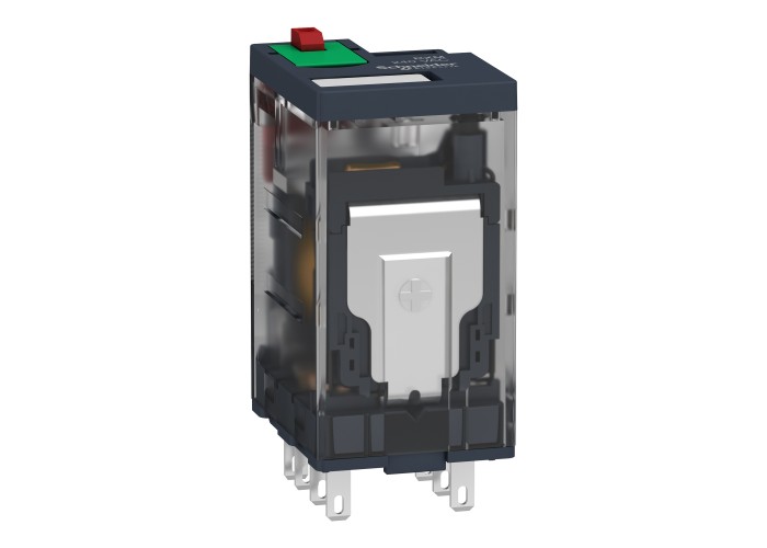 Schneider Electric RXM2AB1P7 - Harmony Electromechanical Relays - Миниатюрно plug in реле, Harmony, RXM 2 C/O 230 V - AC 12 A