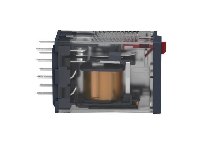 Schneider Electric RXM2AB1P7 - Harmony Electromechanical Relays - Миниатюрно plug in реле, Harmony, RXM 2 C/O 230 V - AC 12 A