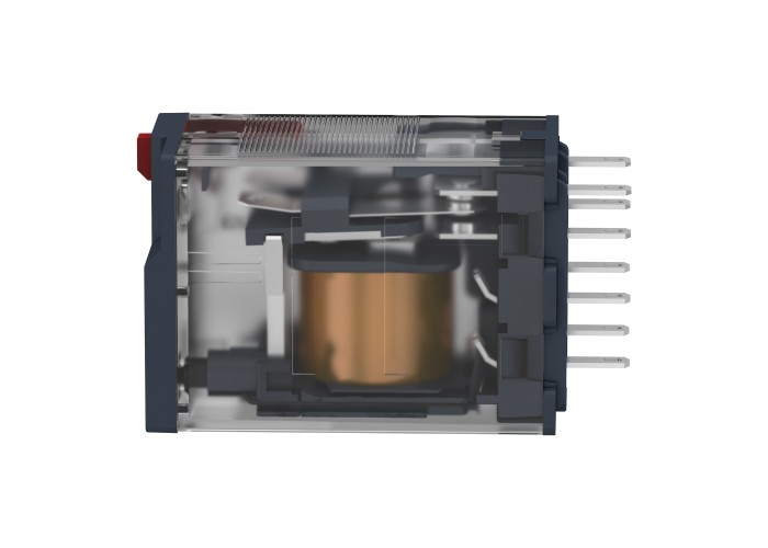 Schneider Electric RXM2AB1P7 - Harmony Electromechanical Relays - Миниатюрно plug in реле, Harmony, RXM 2 C/O 230 V - AC 12 A