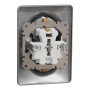 Двоен контакт Шуко, алуминий, Schneider Electric SDD313221 Sedna Design & Elements