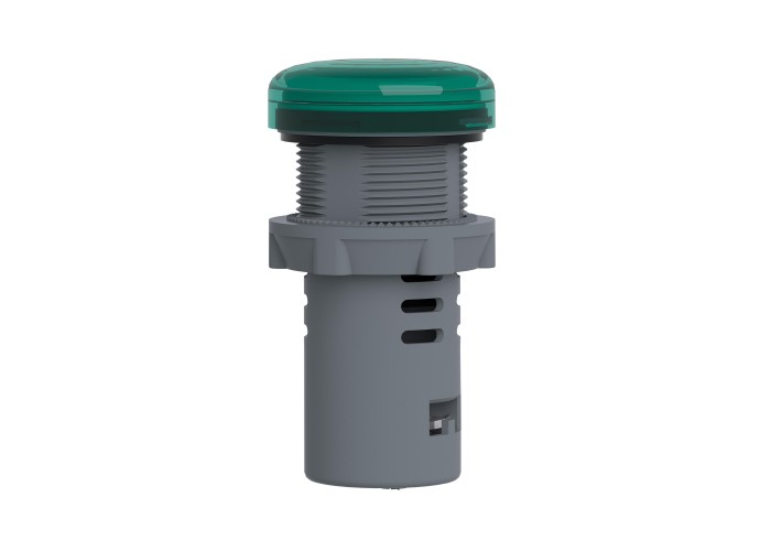 Сигнална лампа за машини, зелена, Ø22, LED, 220 V DC, Easy Harmony XA2 Schneider Electric XA2EVMD3LC