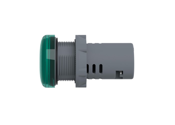 Сигнална лампа за машини, зелена, Ø22, LED, 220 V DC, Easy Harmony XA2 Schneider Electric XA2EVMD3LC