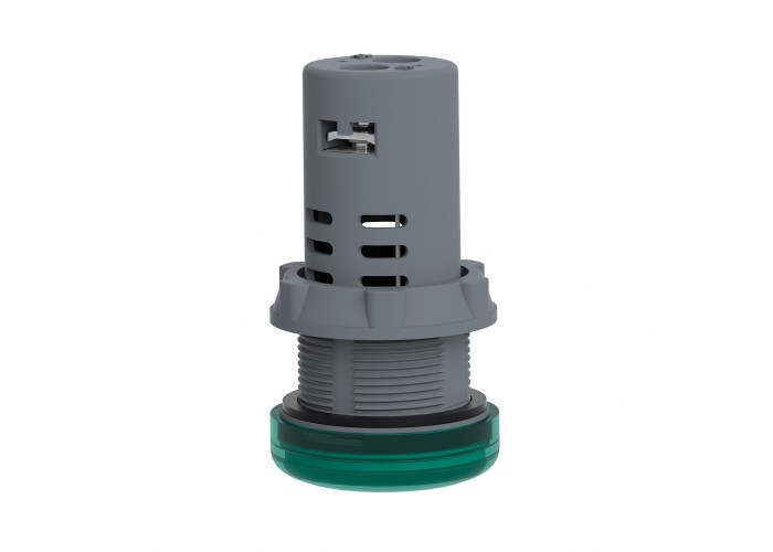 Сигнална лампа за машини, зелена, Ø22, LED, 220 V DC, Easy Harmony XA2 Schneider Electric XA2EVMD3LC