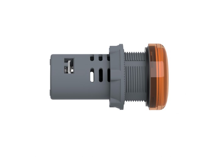 Сигнална лампа за машини, пластмаса, оранж, Ø22, вграден LED, винтови клеми, 24 V AC/DC, Easy Harmony XA2 Schneider Electric XA2EVB5LC