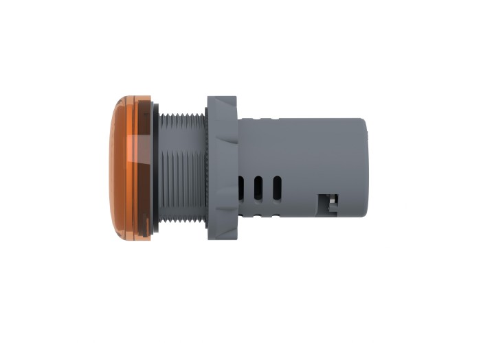 Сигнална лампа за машини, пластмаса, оранж, Ø22, вграден LED, винтови клеми, 24 V AC/DC, Easy Harmony XA2 Schneider Electric XA2EVB5LC