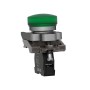 Сигнална лампа метална, зелена, 22 мм, вграден LED, 24 V AC/DC, Harmony XB4 Schneider Electric XB4BVB3