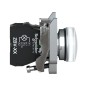 Сигнална лампа метална, бяла, 22 мм, вграден LED, 230...240 VAC, Harmony XB4 Schneider Electric XB4BVM1