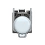 Сигнална лампа метална, бяла, 22 мм, вграден LED, 230...240 VAC, Harmony XB4 Schneider Electric XB4BVM1