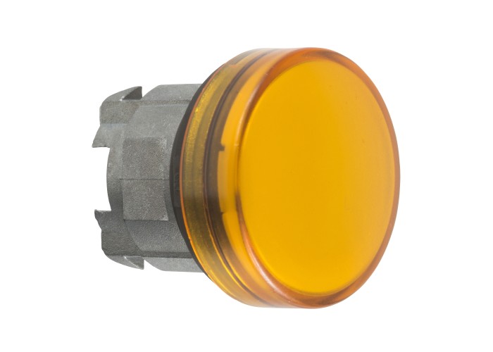 Глава за сигнална лампа 22 mm, жълта, за крушка BA9s, Harmony XB4 Schneider Electric ZB4BV05